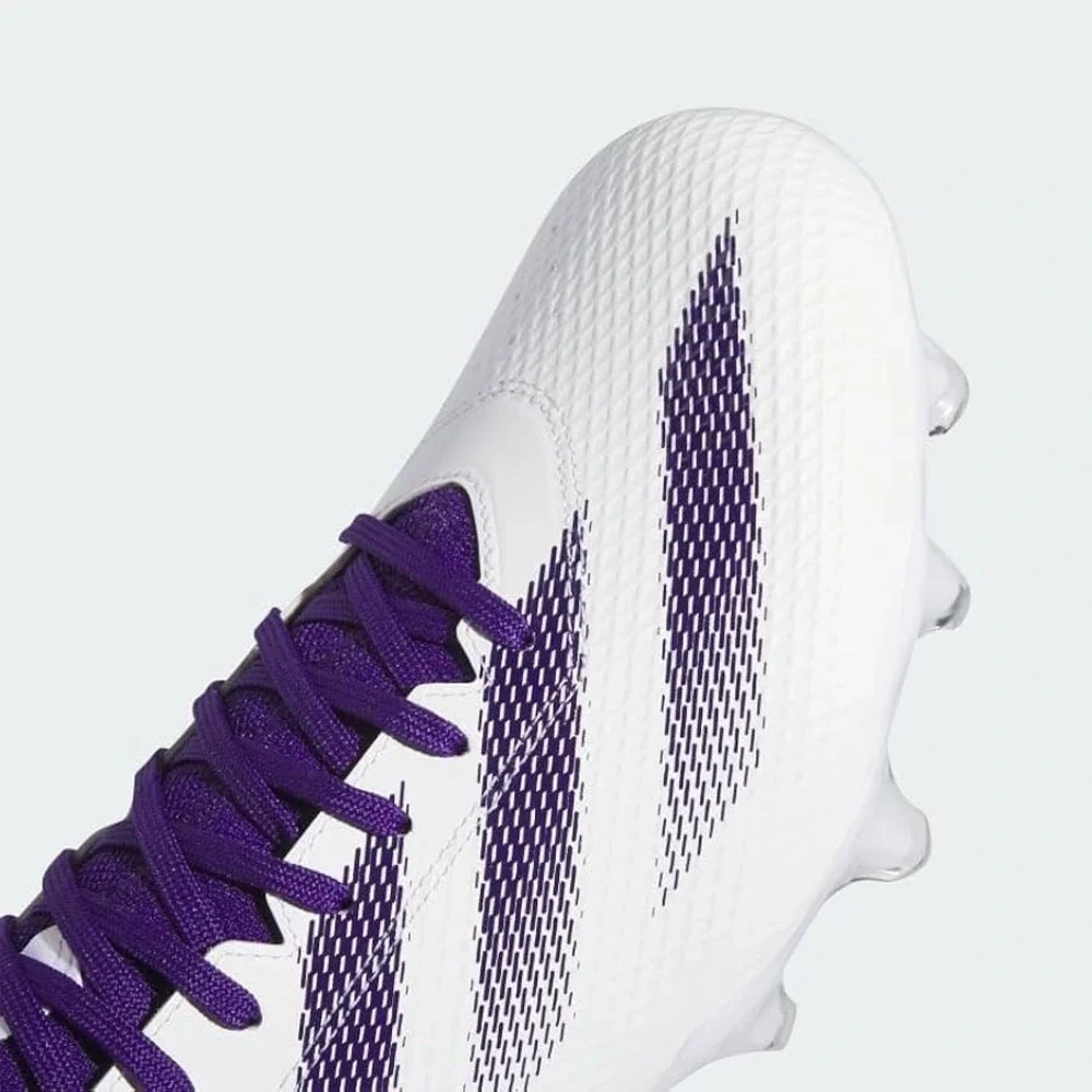 adidas adizero Impact Football Cleats Team Purple White IF2480 Men's Size 14 New